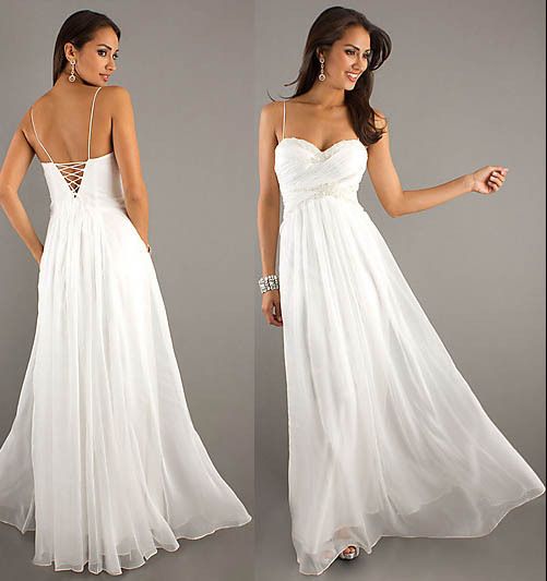 long flowy chiffon dress