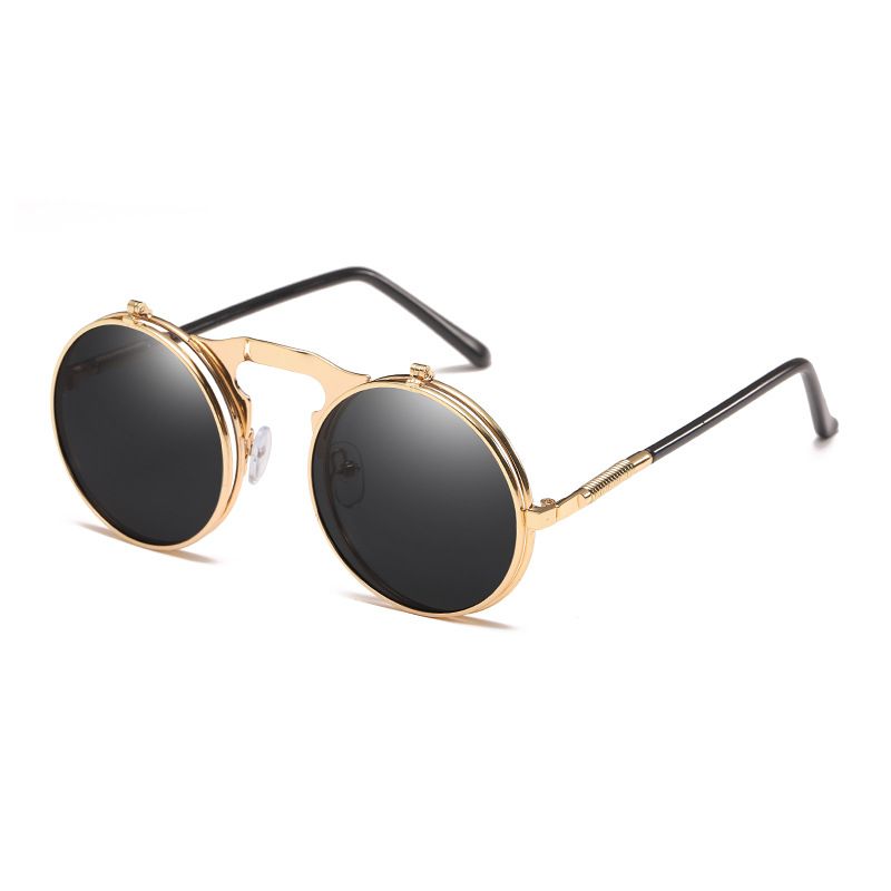 Gafas Circulares De Sol Con Punk De Vapor Gafas De Sol Con Gafas Circulares De Sol Con Punk De Vapor Gafas De Sol Con