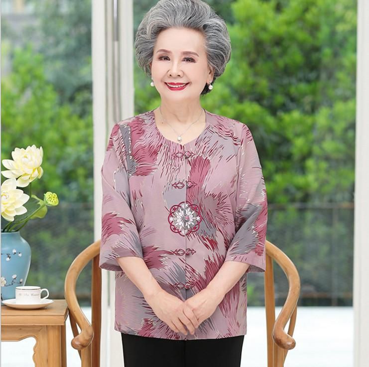 Sky yesterday Anesthetic Trois Quarts Blouse Été Grand Mère Tops Moyenne Âge Chemise Mère Femmes Vêtements Blouses Femmes Chemises Du 42,3 € | DHgate Sky yesterday Anesthetic Trois Quarts Blouse Été Grand Mère Tops Moyenne Âge Chemise Mère Femmes Vêtements Blouses Femmes Chemises Du 42,3 € | DHgate