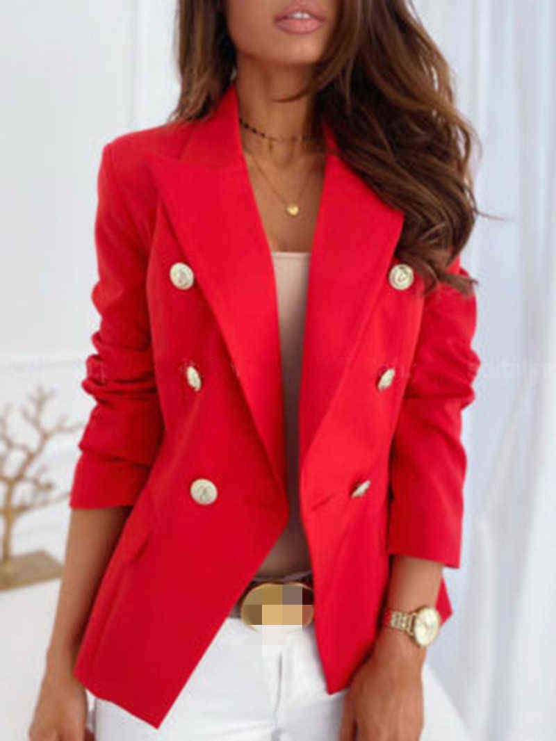 Compra Talla Grande Blazer Mujer Abrigo Blazer Blazer Femenino Oficina  Otoño Negro Señoras Blazer Manga Larga Red Mujer Elegante Abrigos 211102  Barato | Entrega Rápida Y Calidad | Es.Dhgate
