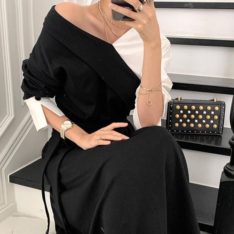 alix the label snake chiffon dress