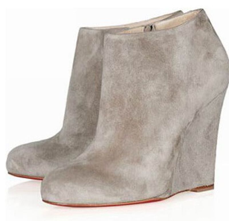 Heels Wedges Boot Belle Zeppa 100mm 