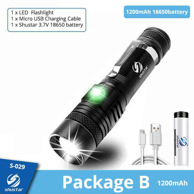 Paket B-1200MAH-T6 niedrige Helligkeit