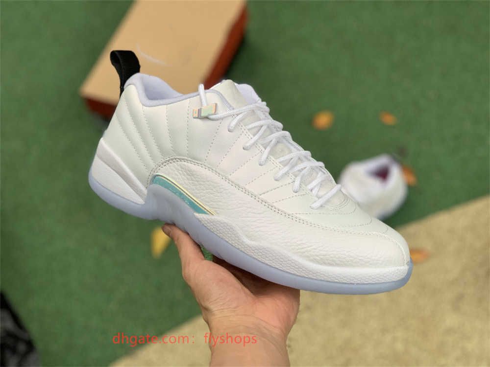 white low top 12s