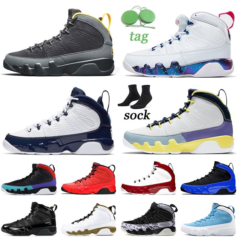 Mens Air Jordan 9 Retro White University Blue 302370-145 « New 2021 Jordans