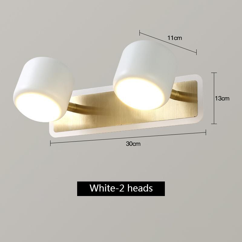 2 heads white China 5-10W Warm White