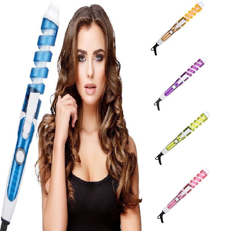 Professional Hair Curler Roller Magic Spiral Curling Iron Fast Heating