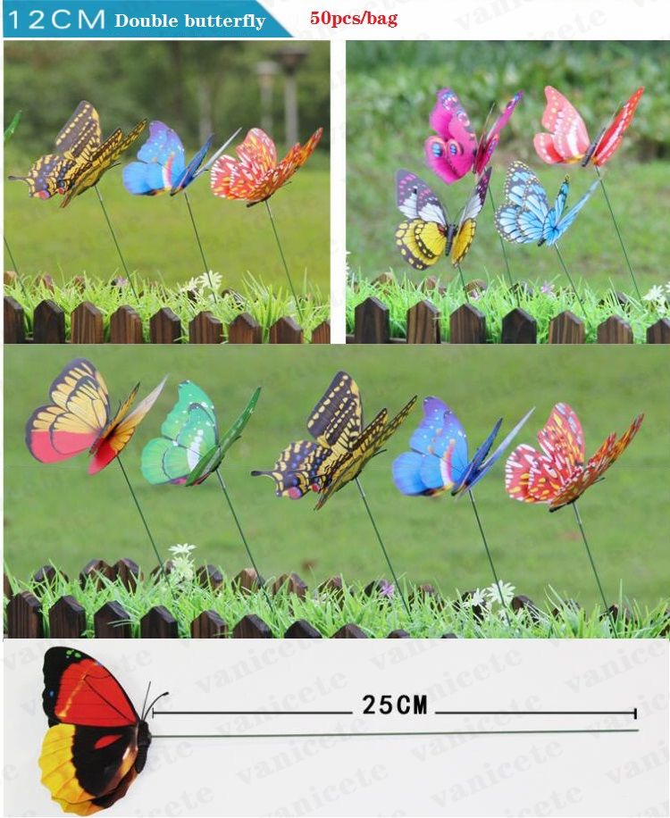 12cm Double butterfly