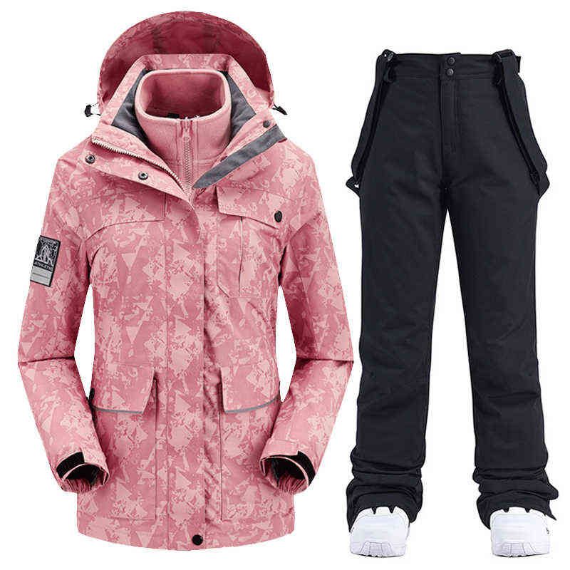 Roze zwarte set