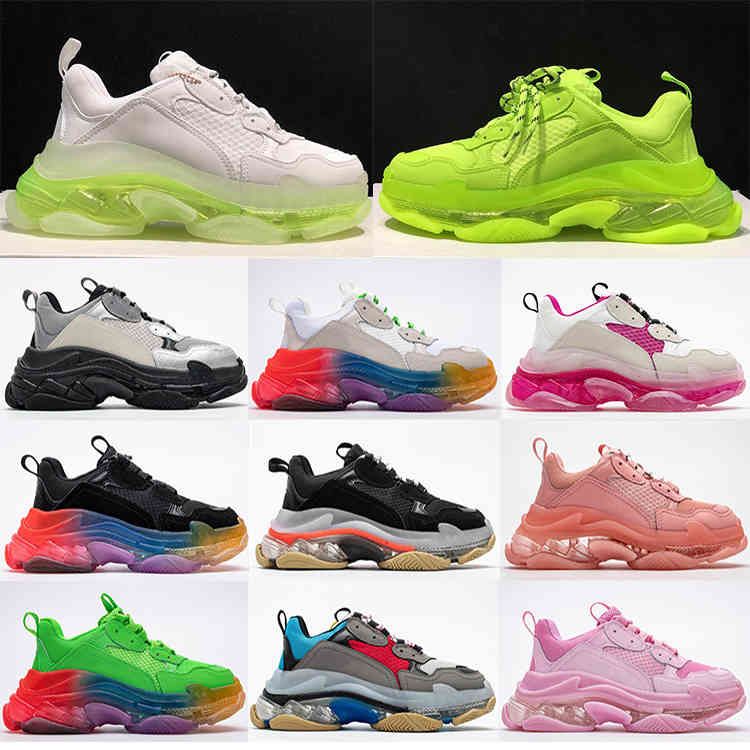 Compra 2022 Alta Calidad Paris 17FW Triple S Zapatos Deportivos Para Hombre  Negro Negro Rojo Blanco Verde Ocio Dam Tenis 36 45 Barato | Entrega Rápida  Y Calidad | Es.Dhgate