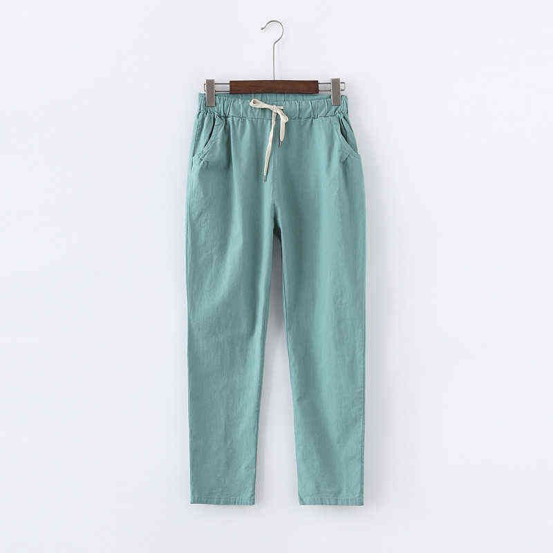 Blauwe groene broek