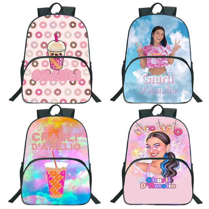 Acquista Zaino Ragazzi Ragazze Charli Damelio Zaini Adolescenti Ragazzi  Borsa Da Viaggio Bambini Zipper Schoolbag Studenti Studenti BookBags Trendy  Donne Uomo Spalle BAGPAIN A 31,32 € Dal Dioss | DHgate Italy