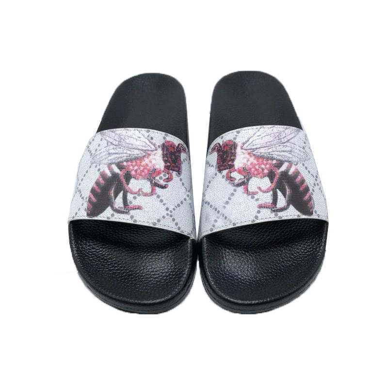 Compra Hombres De Alta Calidad Para Hombres Zapatillas Sandalias Plataforma  Plana Caucho Deslizamiento Floral Patrón Flip Flops Bee Beach Causal  Slipper Barato | Entrega Rápida Y Calidad | Es.Dhgate