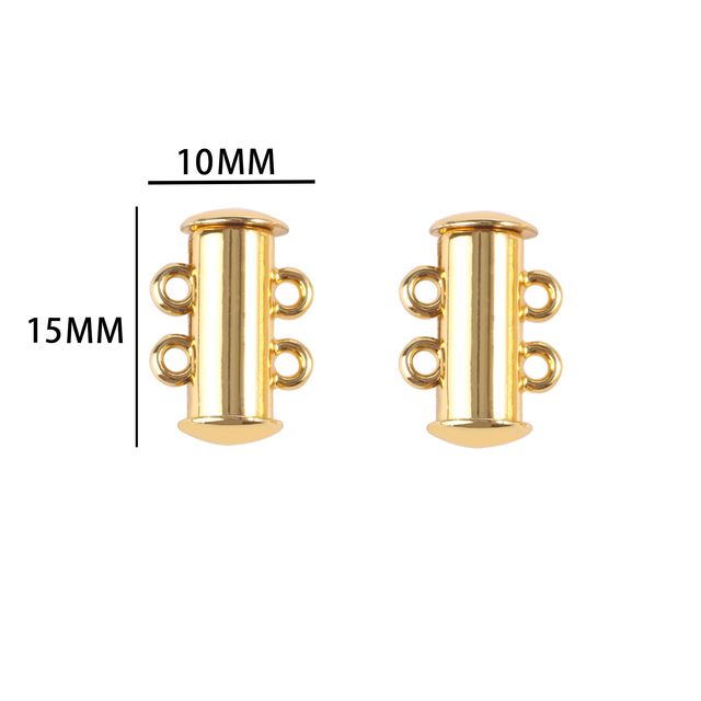 Color:15x10mm 5set gold