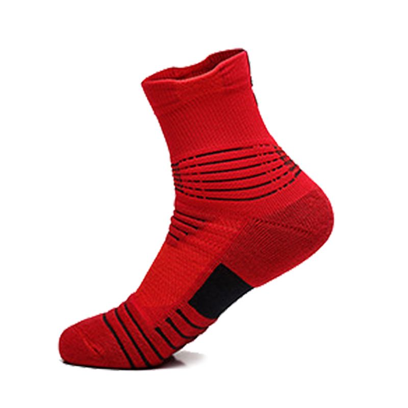 red with long sock