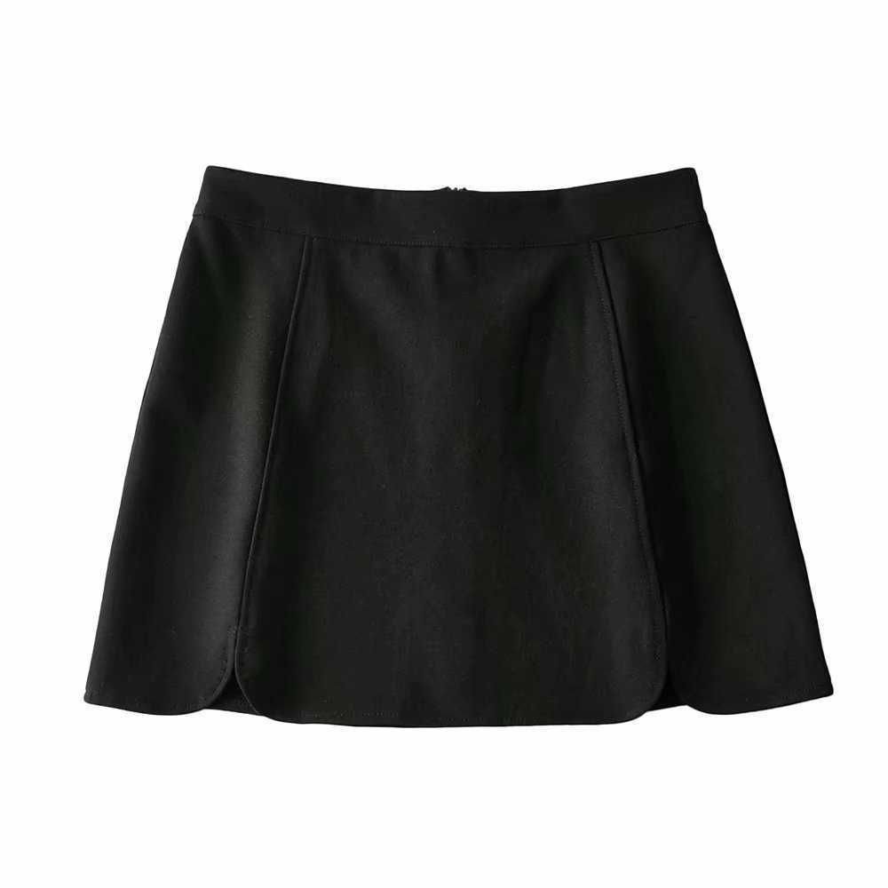Black Petal Skirt