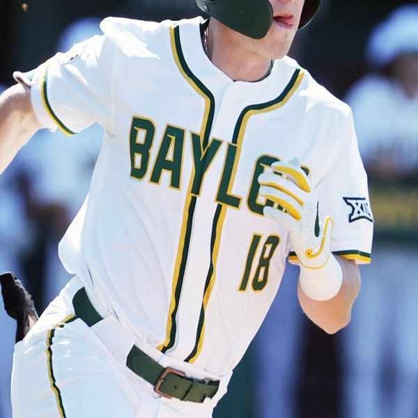 Custom BAYLOR BU Coolege Baseball Jerseys Jared McKenzie Andy Thomas ...