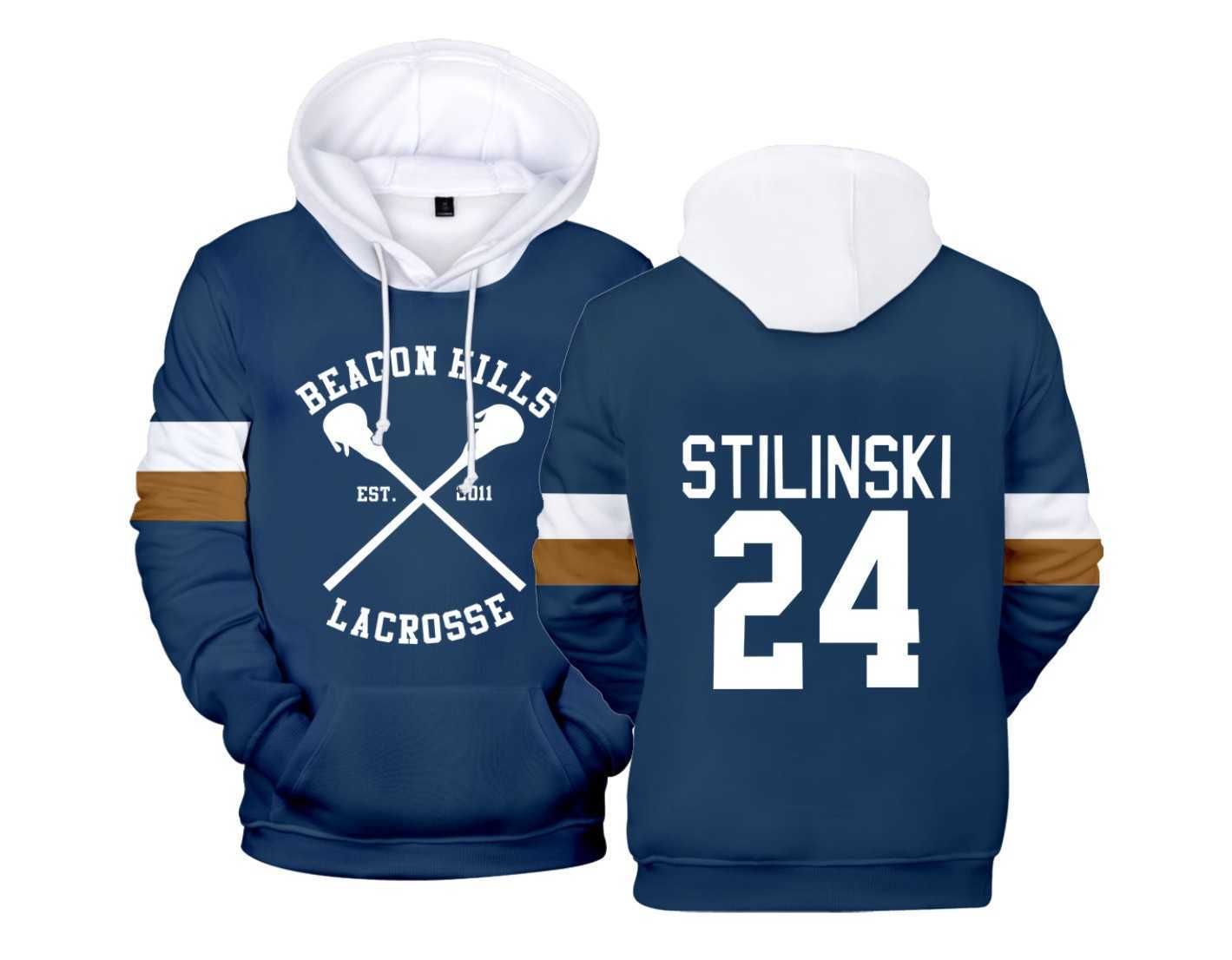 Beacon Hills Lacrosse Hoodie Teen Wolf McCall Stilinski Lahey Unisex  Sweatshirt. 