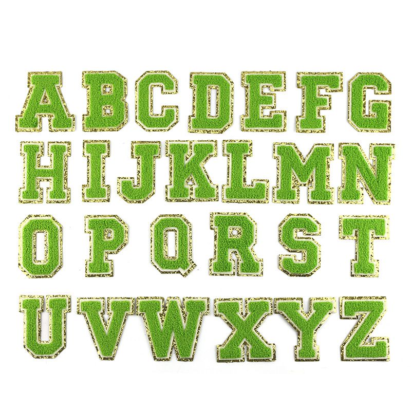 groene letter set