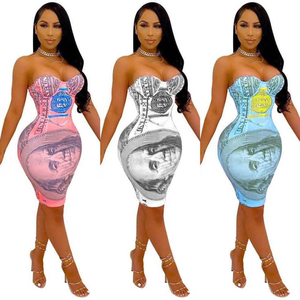 Women Clothes Club One Piece Dress Shorts Sexy Casual Summer Party Bohemian Dresses Dollar Print Sleeveless Fashion Jumpsuit Skirt G67a97y From Dhgate Stores 9 69 Dhgate Com