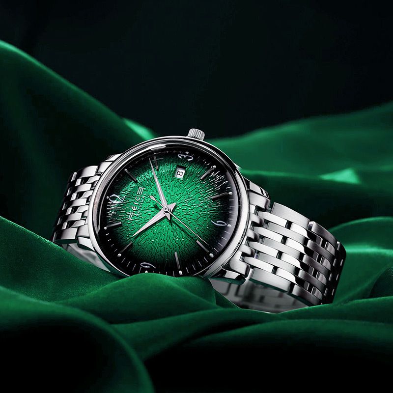 デザイナーの高級ブランドの時計メカニカル超薄型自動ESのメンズ防水ビジネス手首ステンレス鋼ベルトFM221