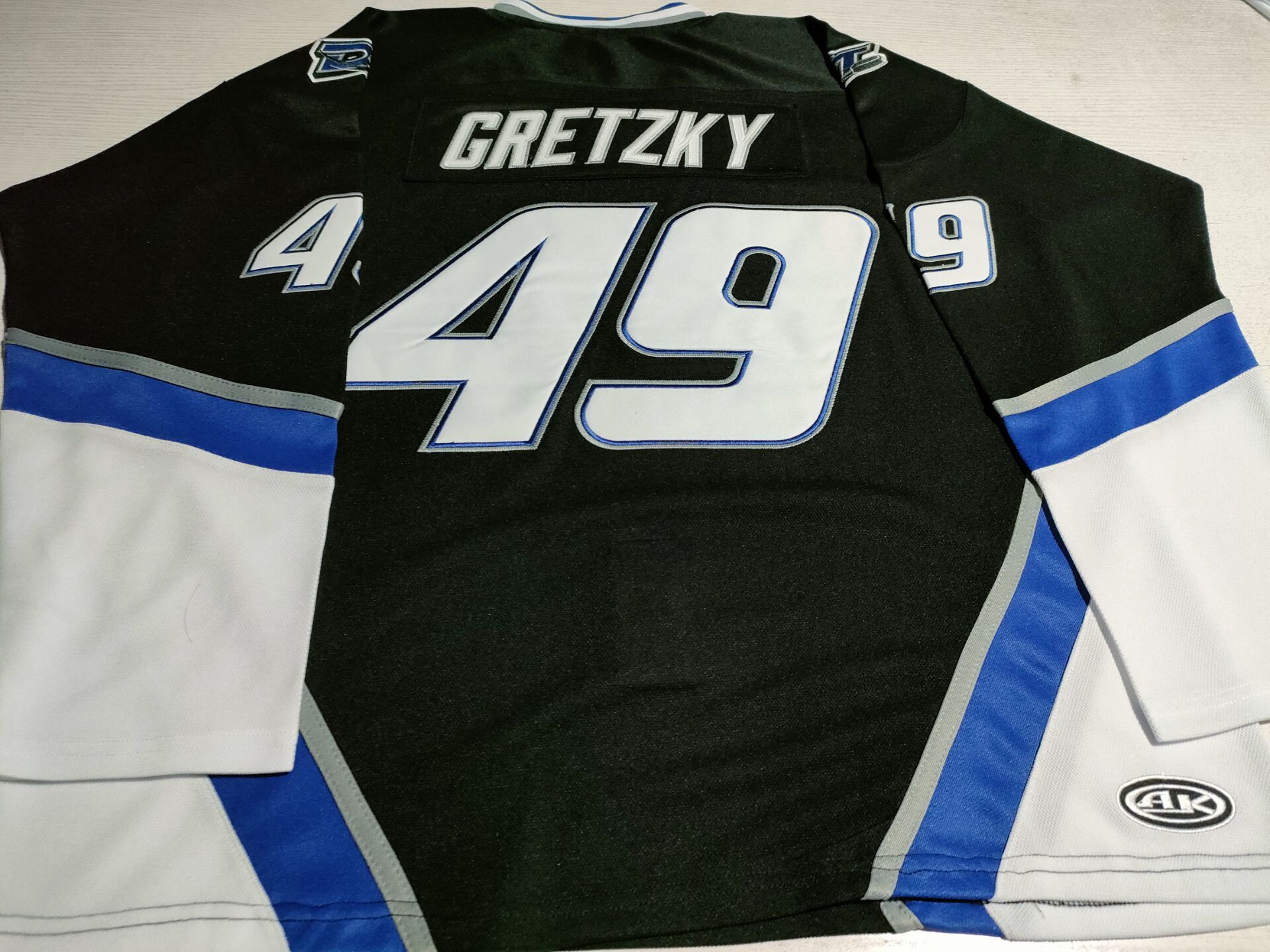 UHL Danbury Trashers 2004 05 Jersey 42 Brad Wingfield 49 Brent Gretzky 9  Mike Bayrack 16 Mike Rupp 17 GALANTE 28 Jon Mirasty 44 Regan Kelly 71 Mike  Bayrack 23 McCartin From Projerseysword, $34.67