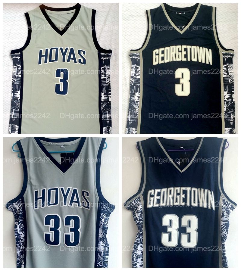 VTG Delong Authentics Allen Iverson Georgetown Hoyas Jersey 3 