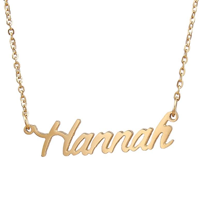 Hannah Name Necklace Personalised 