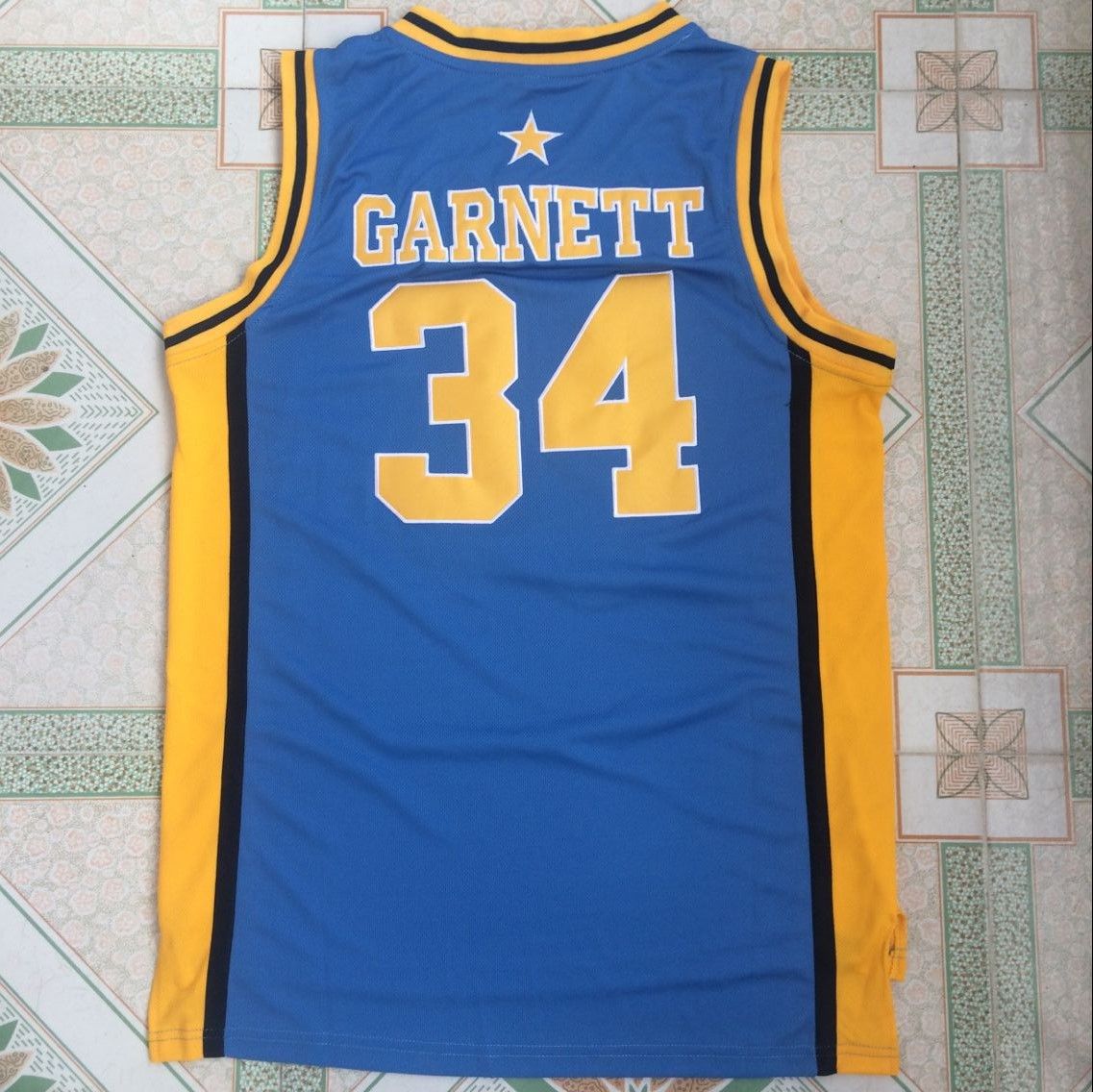 34 Kevin Garnett Blue Jersey