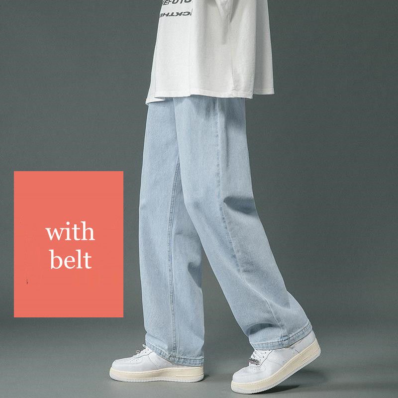 with Belt-light Blue