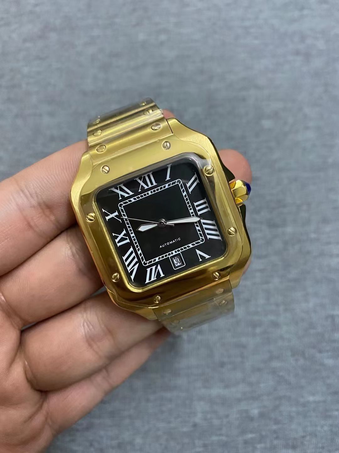 gold black face 40mm