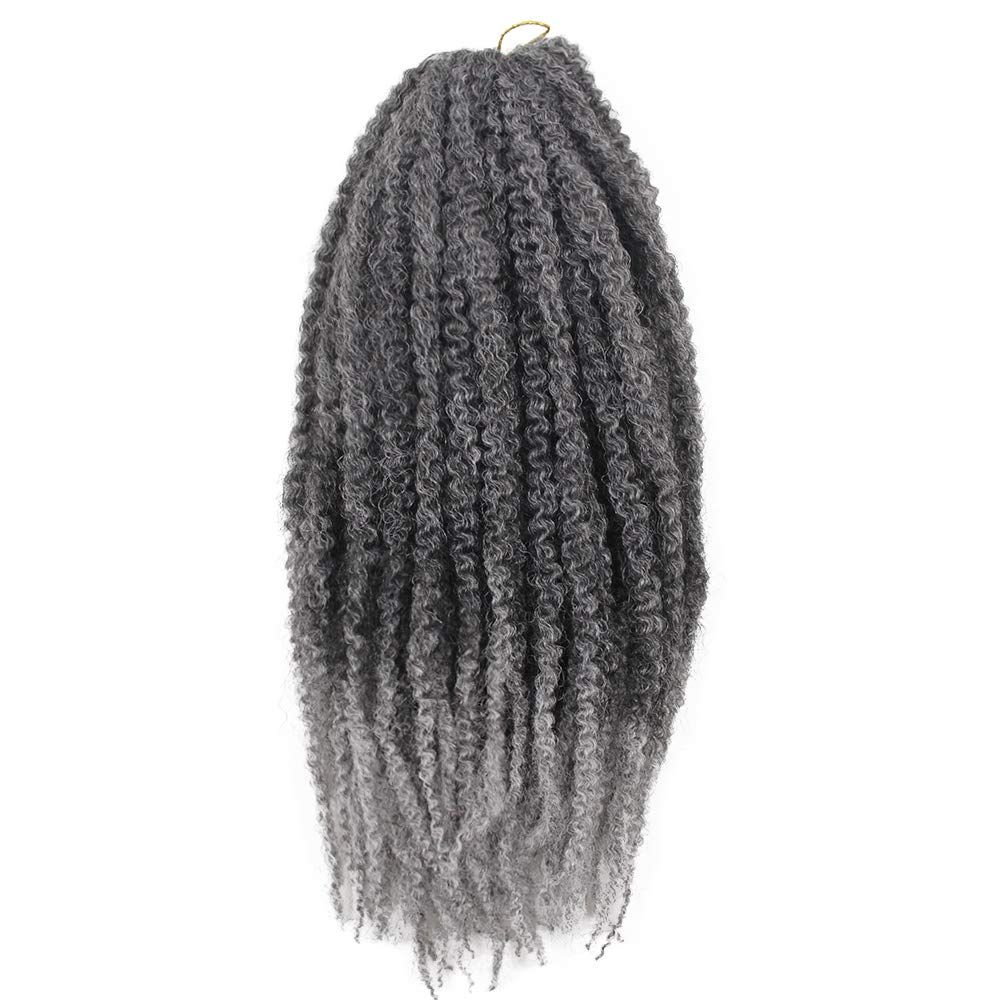 Afro Kinky Twist Crochet Hair Braids Marley Braid Hair 18Inches Senegalese  Curly Crochet Synthetic Braiding Hair Ombre Greyfactory Direct From  Mature1234, $31.1 | DHgate.Com