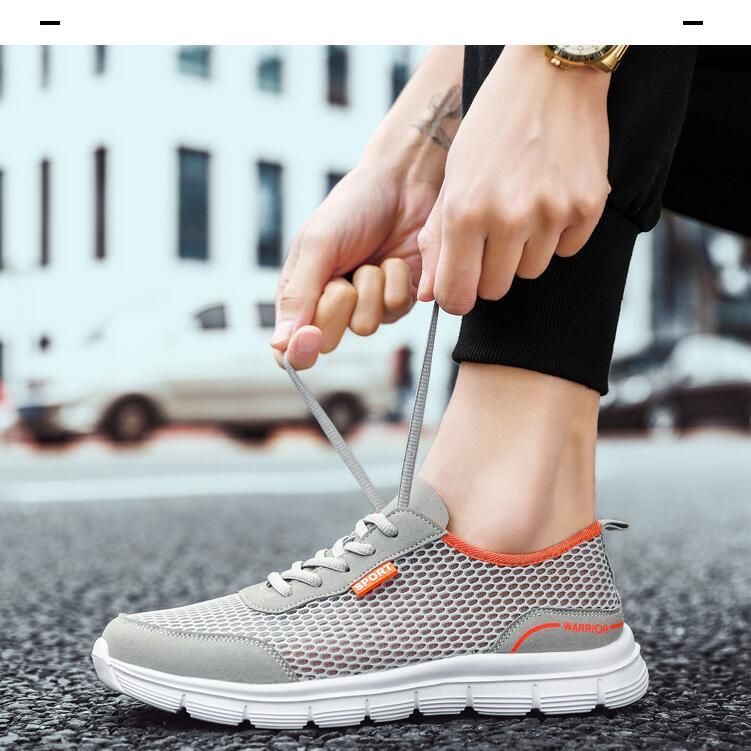 Mens Casual Sport Running Shoes Lightweight Mesh Breathable Sneaker Flat HOT F2 