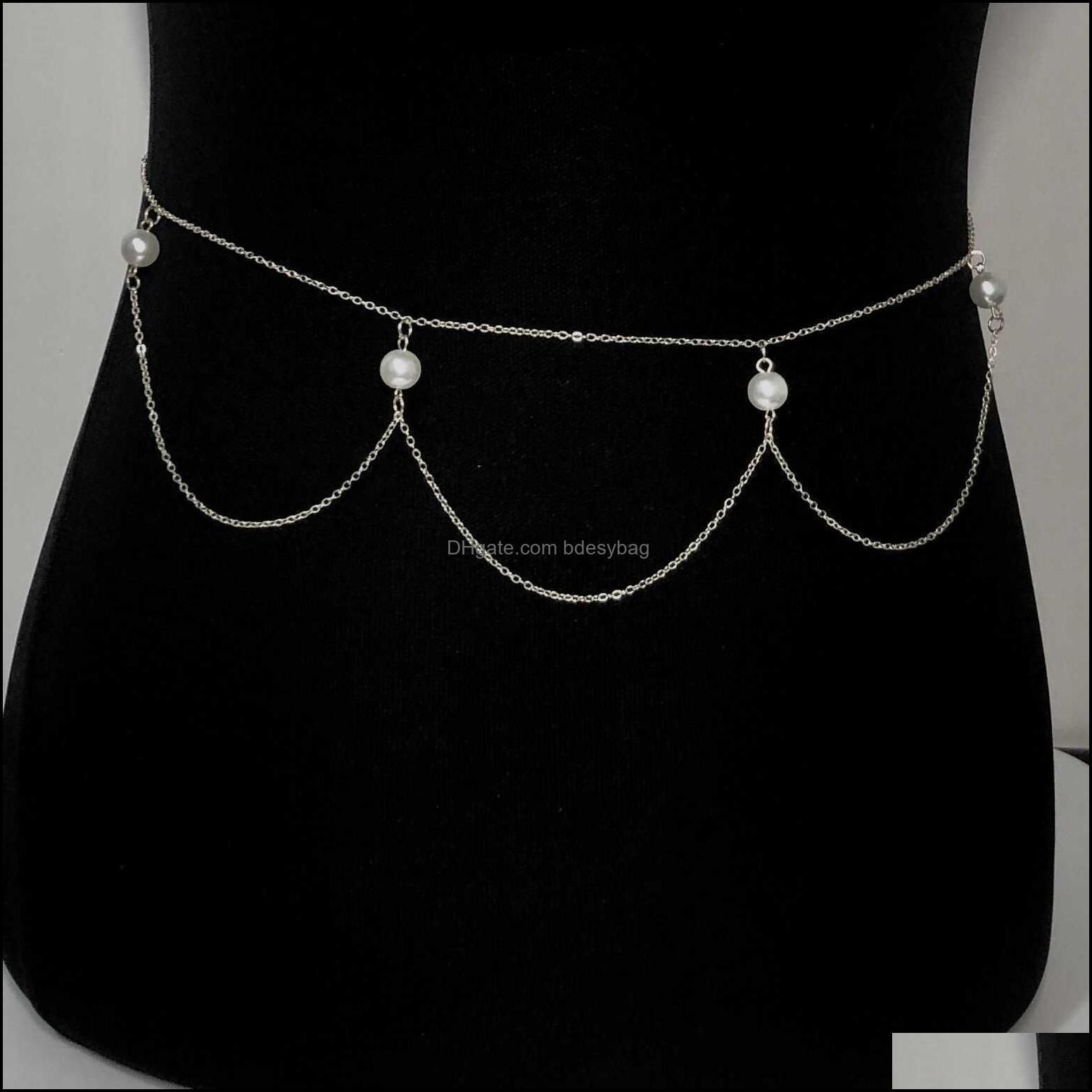 Pearl Tailh Chain Silver