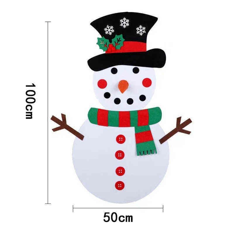 雪だるまA-110cm x 67.5cm