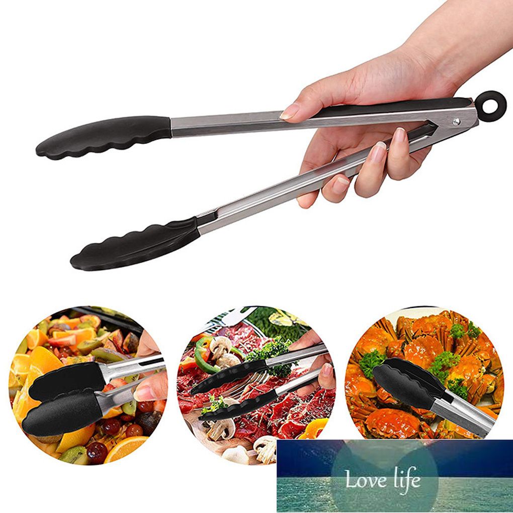 1x 12" Kitchen BBQ Tongs Cooking Food Serving Utensil Tong Stainless Steel Salad 1x 12" Kitchen BBQ Tongs Cooking Food Serving Utensil Tong Stainless Steel Salad