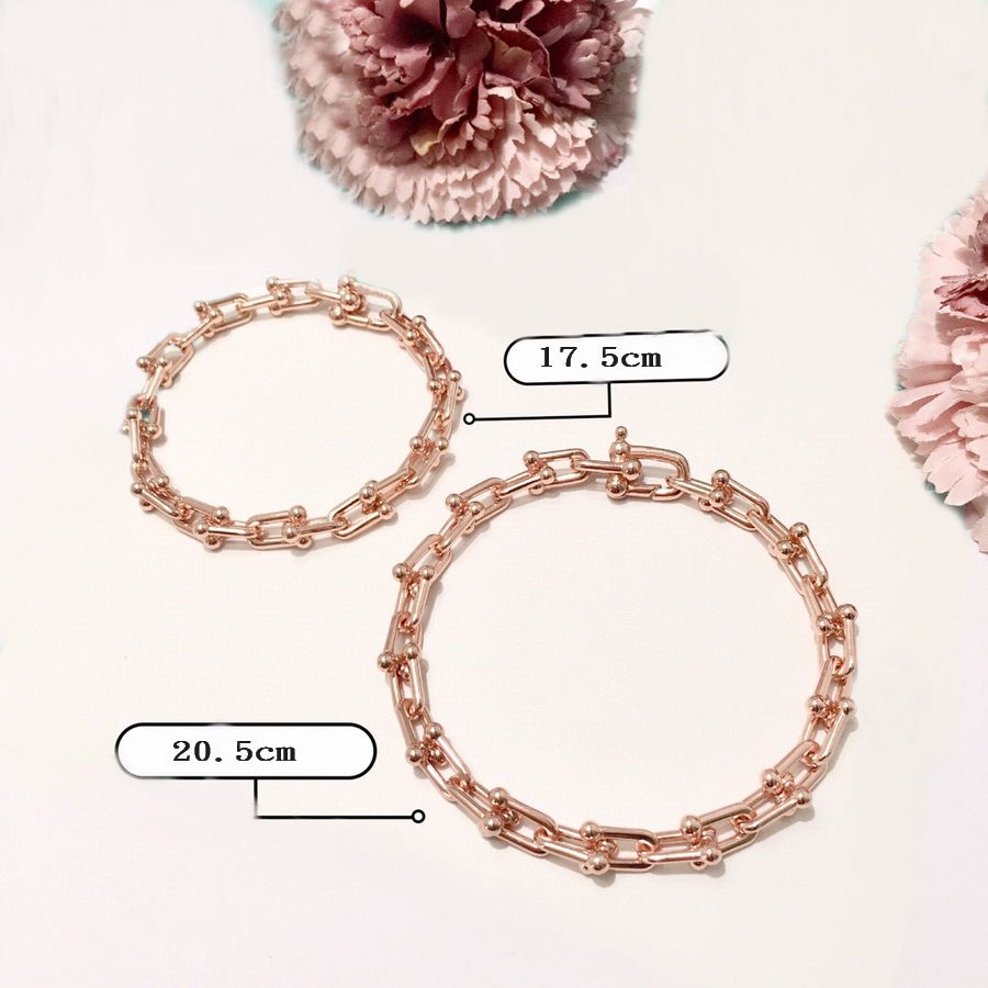 Oro rosa / Bracciale 17,5 centimetri