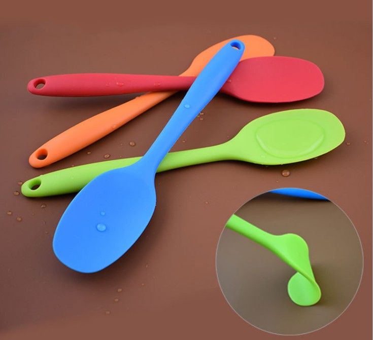 FlexiSil Spoon: Heat Resistant Silicone Scraper Spatula For Ice