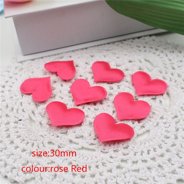 3 cm Rose Red-100pc