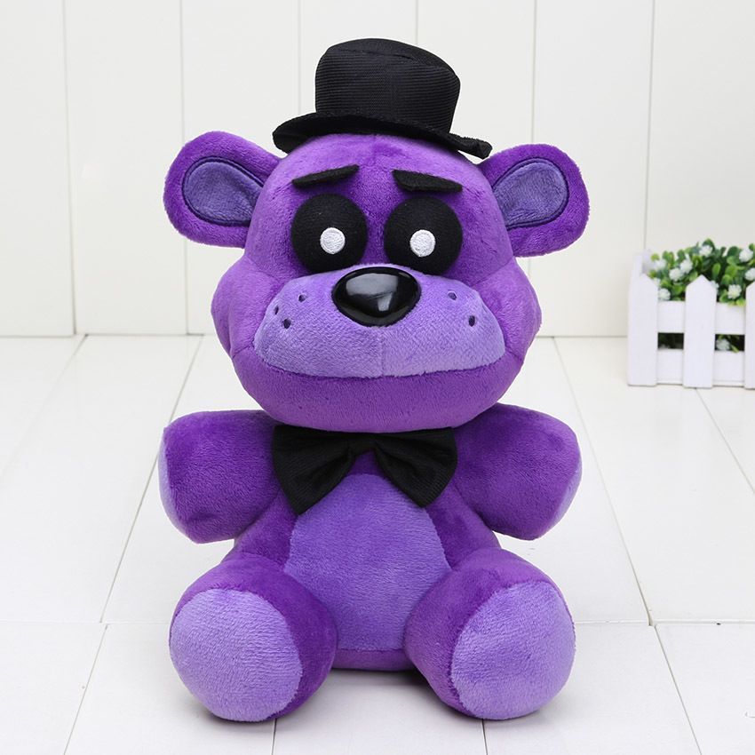 25cm Purple Bear
