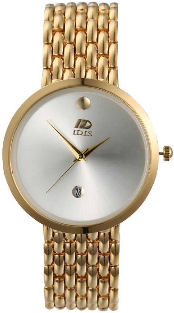 Gold White Dial