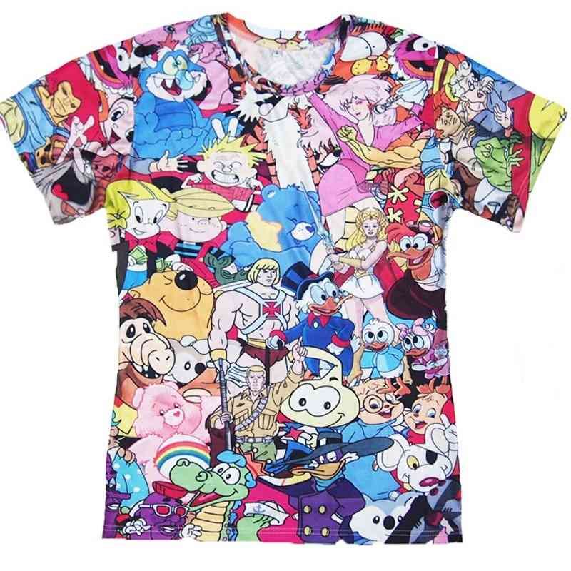 W1216 Totally 80s Cartoon T Shirt 