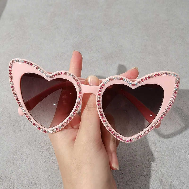 heart designer sunglasses