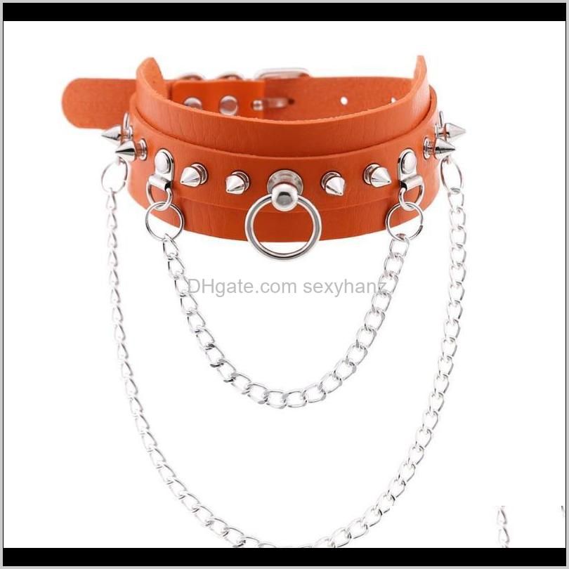 Orange choker