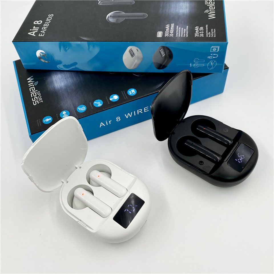 Air8 TWS Earphones Bluetooth 5.0 