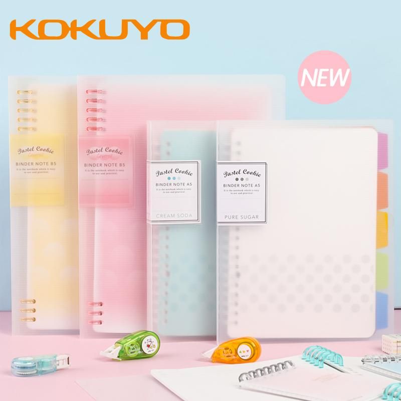 Best Quality Notepads Japanese Kokuyo Light Color Loose Leaf Notebook