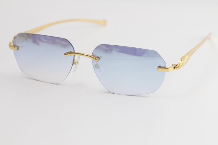 Gold Blue mirror Lens