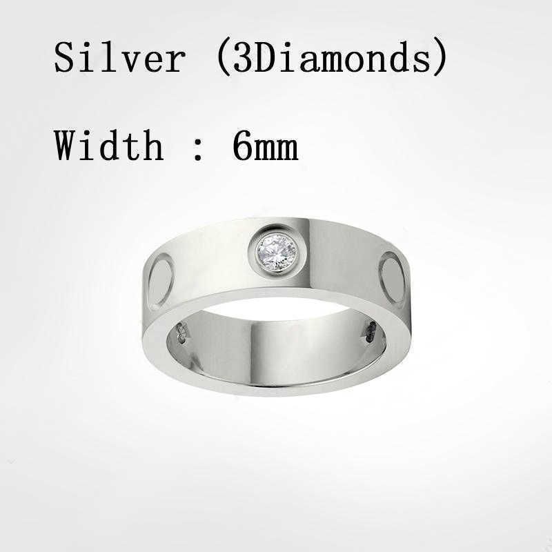 Silver & Diamonds (6 Mm)