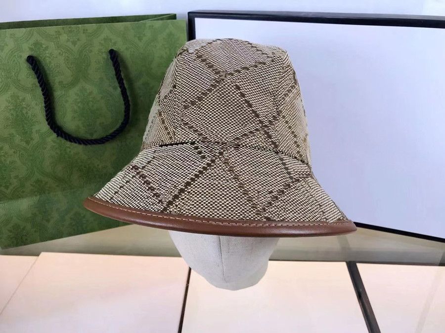 Diseñador Bucket Hat Fashion Khaki Caps Carta Diseño De Celosía Para Hombre  Mujer Four Seasons General 2 Estilos Calidad Superior De 12,97 € | DHgate