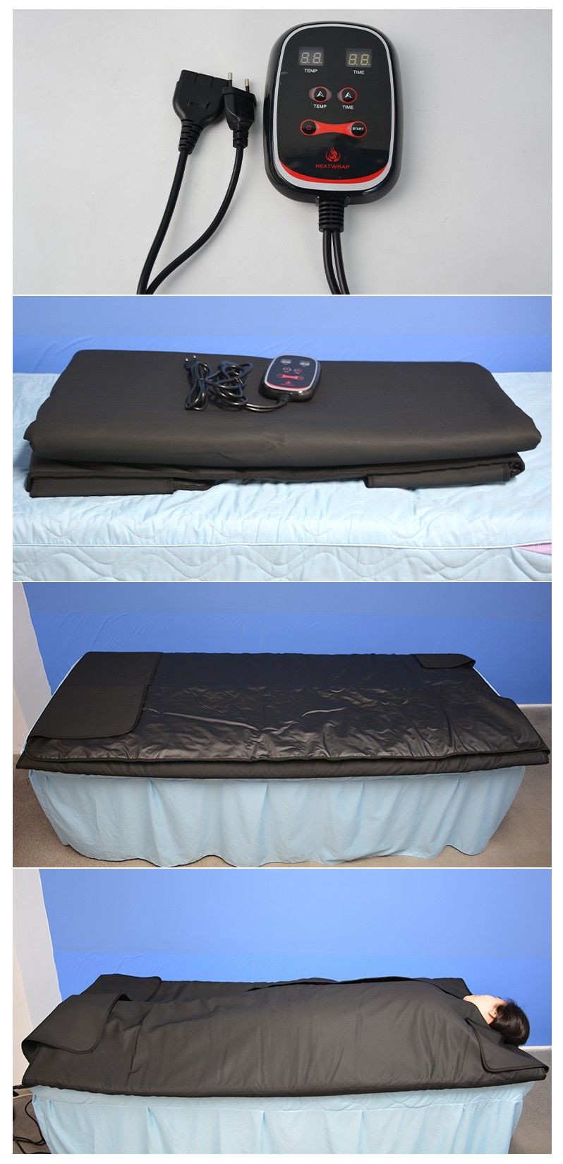 Far Infrared Lymphatic Drainage Slimming Sauna Blanket Heating Blankets